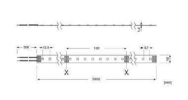 Radium        LED STRIP 400 S 930/24V 5M 