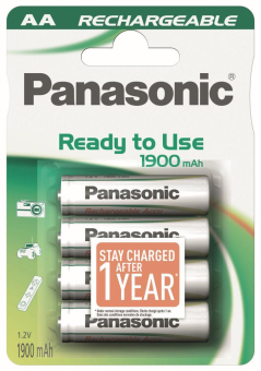 Panasonic Akku Mignon AA  1900mAh    HR6 