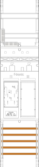 f-tronic Zählerfeld 1-feldrig        ER6 