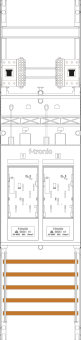 f-tronic Zählerfeld 1-feldrig  E16DS-HSP 