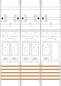 f-tronic Zählerfeld 3feldrig E216ER6-HSP 
