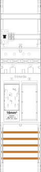f-tronic Zählerfeld 1feldrig ER6-16L-HSP 