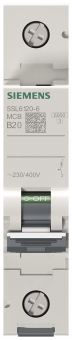 Siemens Automat B 20A           5SL61206 