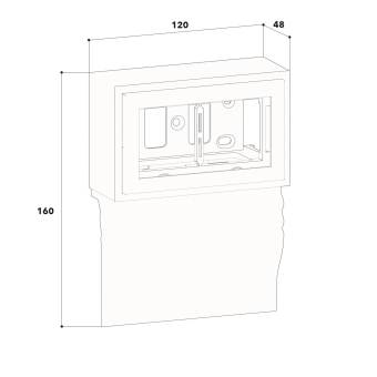 GGK 4D 20x80-D2Leerdose 4D   4D 20x80-D2 