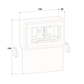 GGK SL-GT-D2Leerdose SL 20x50-  SL-GT-D2 
