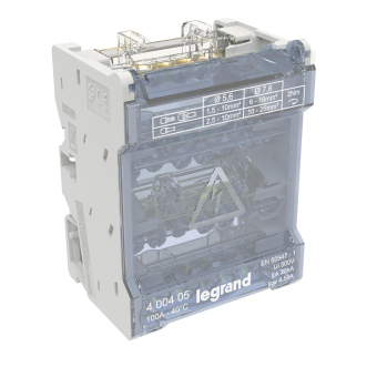 Legrand 400405 Klemmenblock 4P/100A 7KL 