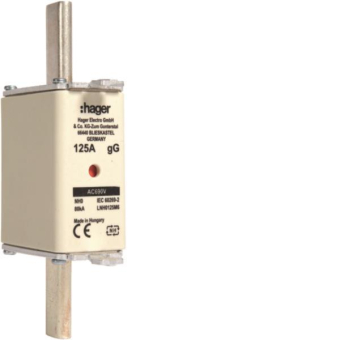 Hager Sicherungseinsatz NH0    LNH0125M6 