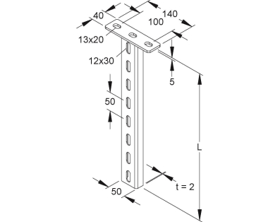 NIED Hängestiel                HUF50/600 
