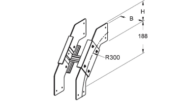 NIED GFK-Bogen verstb.53x200 ULBA 53.200 