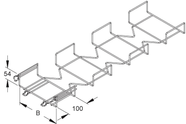 Niedax Bogen 90° f.MTC     MTCE 54.100 V 