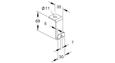 NIED Abhängebügel GRAB 10 F    GRAB 10 F 