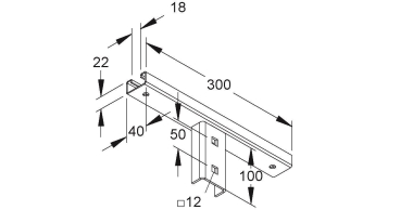 Niedax Klemmkopfplatte       KUDP 4530 F 