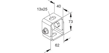 NIED Deckenbügel                  DBG 12 