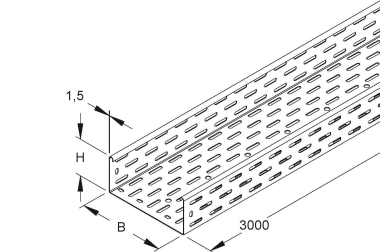 NIED Kabelrinne 85x600mm mit   RS 85.600 