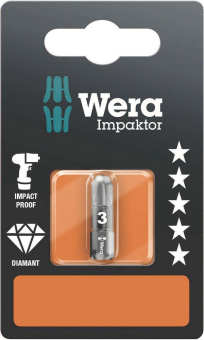 Wera Pozidriv-Bits, Impact   05073922001 