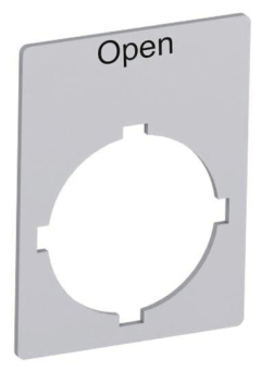 ABB Textschild "Open"        Accessories 