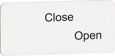 ABB Texteinlage "Close" /       MA6-1177 