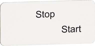 ABB Texteinlage "Stop" /        MA6-1174 