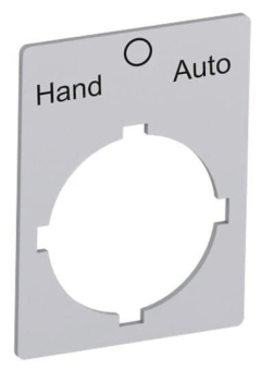 ABB Textschild Hand O Auto   Accessories 