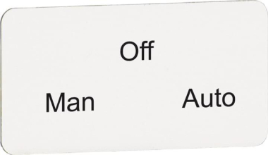 ABB Texteinlage "Man" / "Off" / MA6-1086 