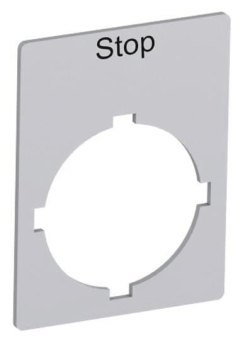ABB Textschild "Stop"        Accessories 
