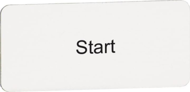 ABB Texteinlage "Start"         MA6-1140 