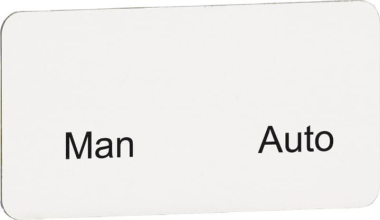 ABB Texteinlage "Man" / "Auto"  MA6-1085 