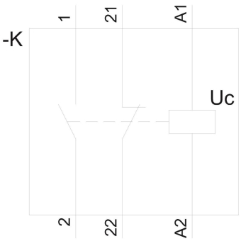Siemens 5TT50010 INSTA-Schütz 1S+1 