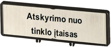 EATON ZFSNT84-T0 Träger m.Schild  186913 