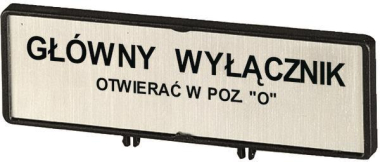 EATON ZFS71-P3 Träger m.Schild PL 205557 