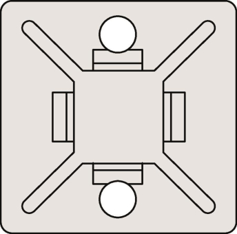 Hellermann MB4A3-PA66-BK(100) 