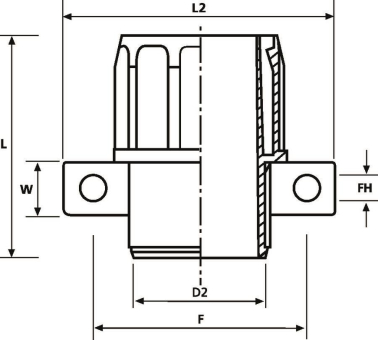 Hellermann FG45-UH-PP-GY Universal 