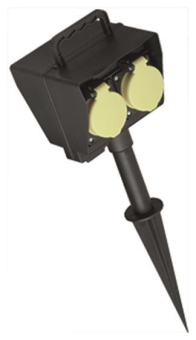 Bachmann Gartensteckdose IP44    394.182 