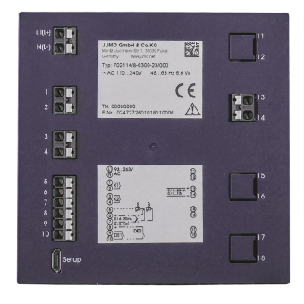 Jumo Kompaktregler  702114/8-0000-23/000 