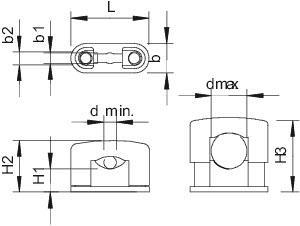 OBO 3081 LGR SOM-Schelle 15-25mm PS 