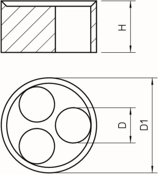 OBO 107 C VM 32 4x8 Mehrfachdichteinsatz 