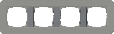 GIRA 0214423 Abdeckrahmen 4fach E3 