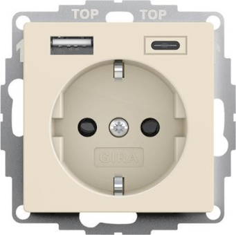 GIRA 245901 SCHUKO-Steckdose Shutter 
