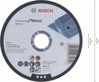 Bosch Trennschleifscheibe     2608619768 