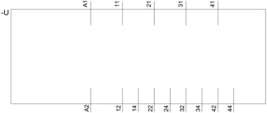 Siemens LZS:PT78740 Sockel f.Relais 4W 