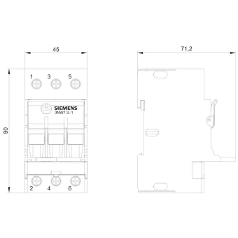 SIEM Sicherungshalter, kompakt 3NW7033-1 