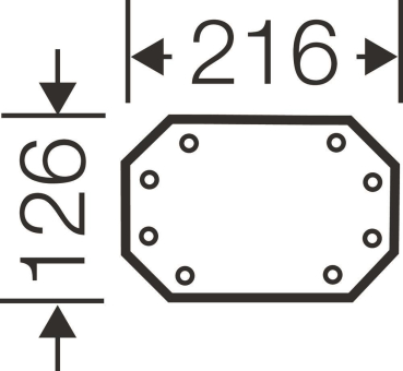 HENS ENYSTAR-Montageplatte aus  FP MP 10 