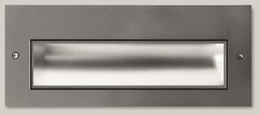 BEGA Wandeinbauleuchte silber   24063AK3 