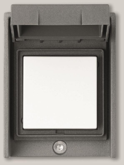 BEGA Einbaugehä. silber 10A 250V  70161A 