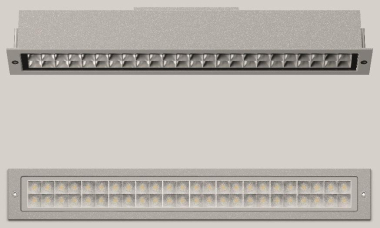 BEGA E-Einbauleuchte silber     24300AK3 