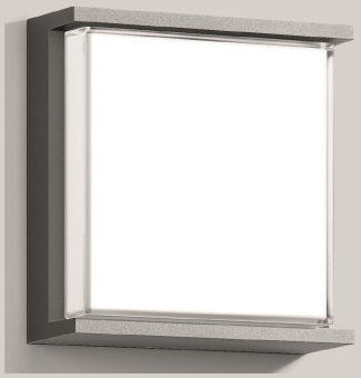 BEGA Wandleuchte silber 3000K   24071AK3 