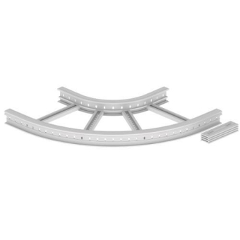 Unex Flachbogen 90  lichtgrau   67506-04 