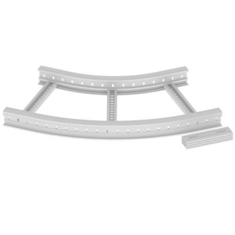Unex Flachbogen 45  lichtgrau   67517-04 