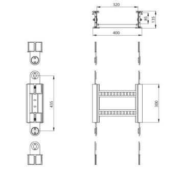 Unex Gelenkbogen vertikal       67432-04 