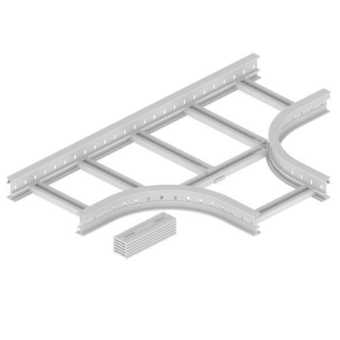 Unex T-Stück lichtgrau          67418-04 